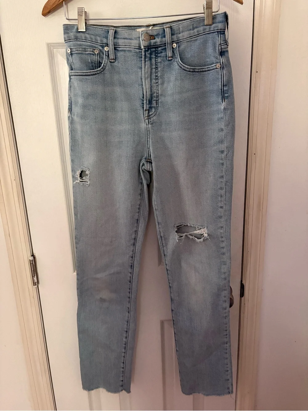 Madewell Perfect Vintage Jean Worn Out Edition Coffey Wash 26T